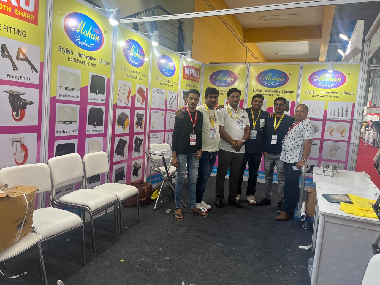 Mohan Product and MPRO branded exhibition stall at the HBLF Show